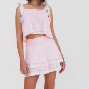 Pitusa Tie-Up Cami And Skirt by Stephanie Gottlieb NWT